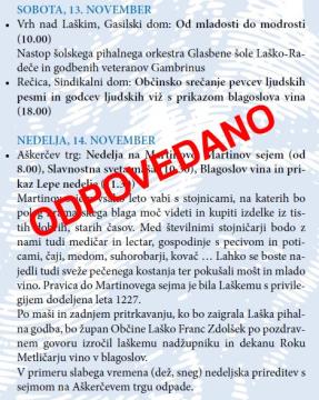 Odpovedane prireditve